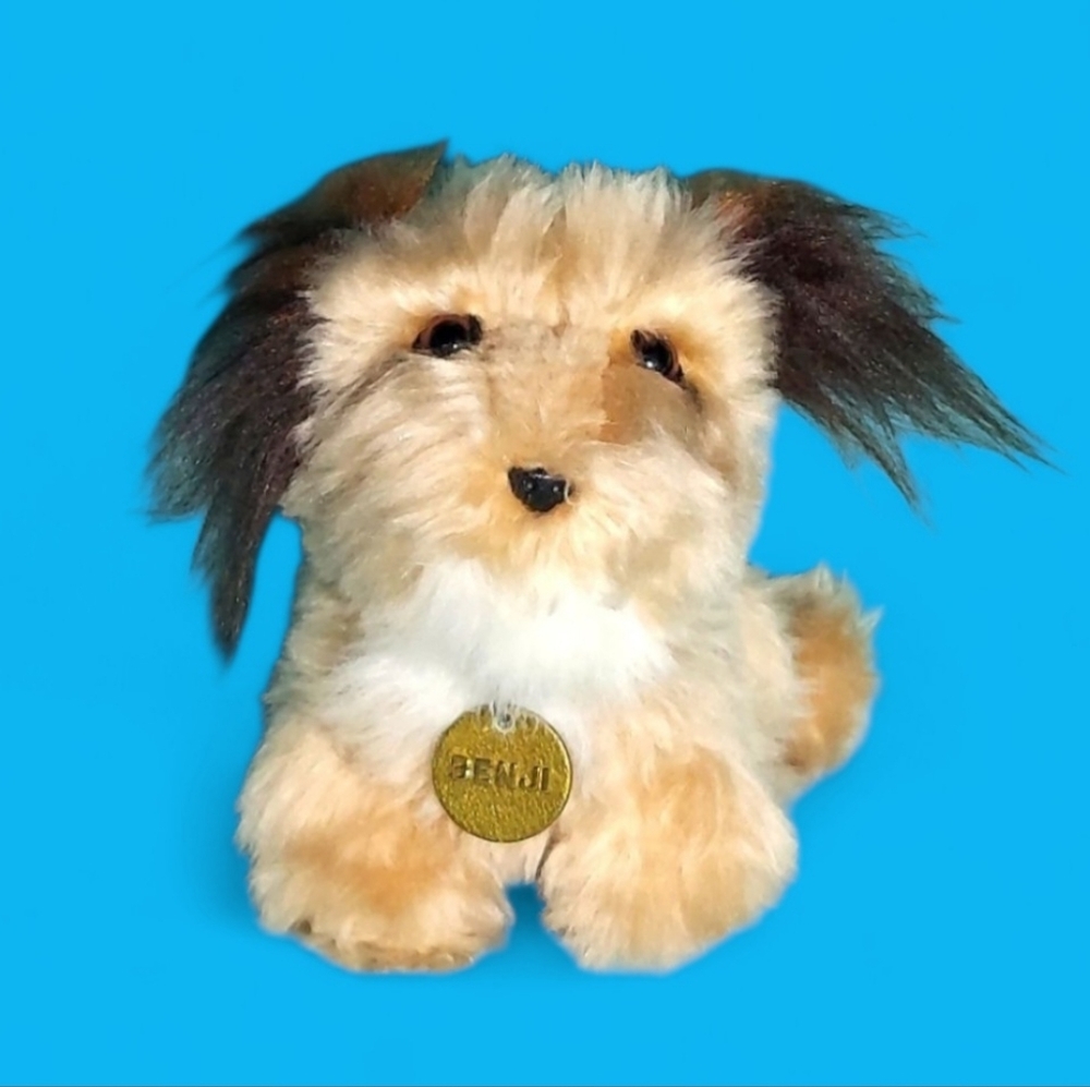 Vintage Dakin Benji Puppy Dog Plush Stuffed Animal 7"